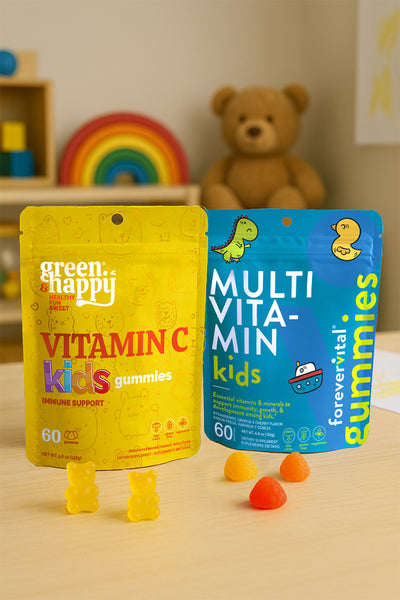 Green & Happy Kids Vitamin C & Zinc Gummies