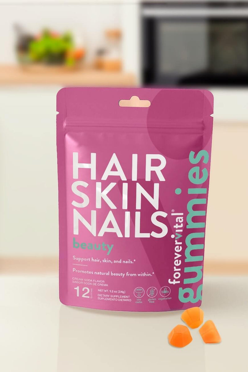 Dispensador Forevervital para cabello, piel y uñas x10