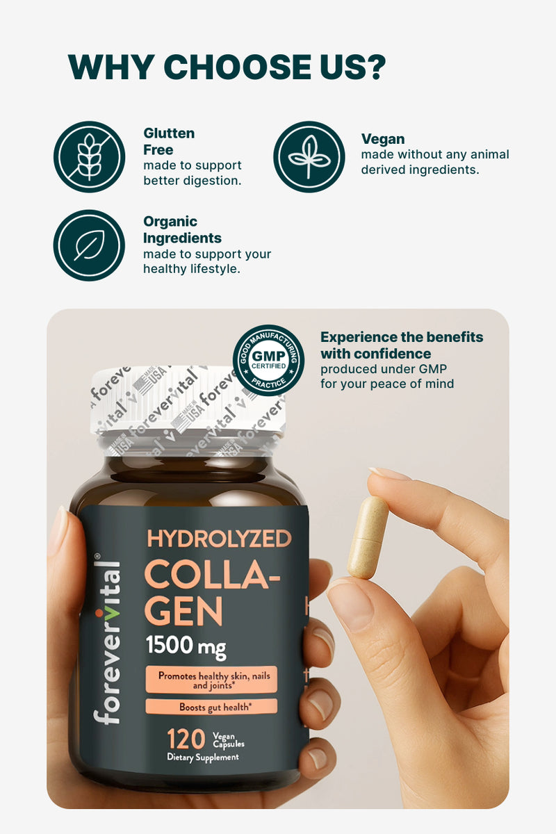 Colágeno hidrolizado Forevervital 1500 mg 