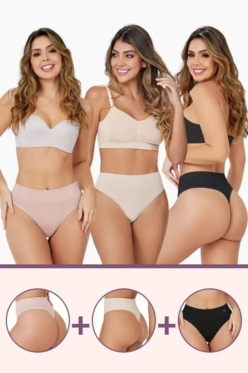 Pure Shape Thong 3 Pack Bundle Fast Bundle