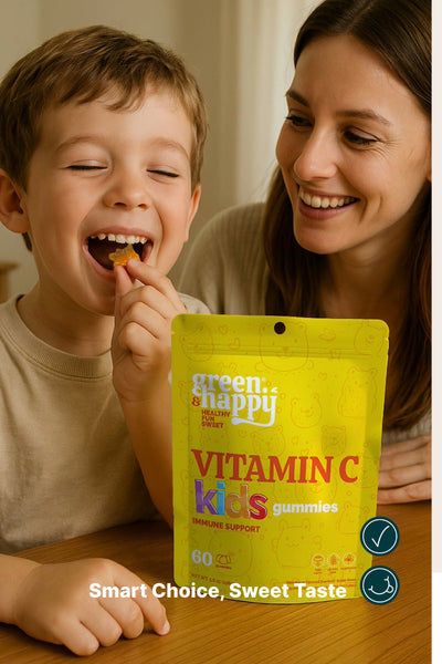 Green & Happy Kids Vitamin C & Zinc Gummies